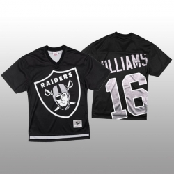 NFL Las Vegas Raiders 16 Tyrell Williams Black Men Mitchell  26 Nell Big Face Fashion Limited NFL Jersey