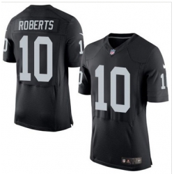 Nike Oakland Raiders #10 Seth Roberts Black Team Color Men 27s Stitched NFL New Elite Jersey