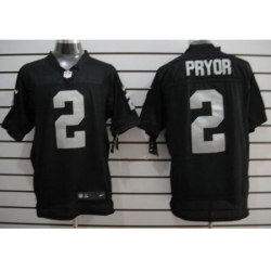 Nike Oakland Raiders 2 Terrelle Pryor Black Elite NFL Jersey