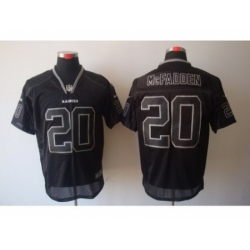 Nike Oakland Raiders 20 Darren McFadden Black Elite Lights Out NFL Jersey