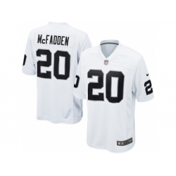 Nike Oakland Raiders 20 Darren McFadden White Game NFL Jersey