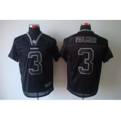 Nike Oakland Raiders 3 Carson Palmer Black Elite Lights Out NFL Jersey