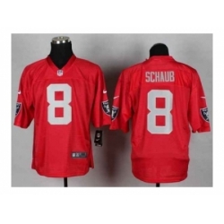 Nike Oakland Raiders 8 Matt Schaub red Elite NFL Jersey