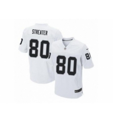 Nike Oakland Raiders 80 Rod Streater white Elite NFL Jersey