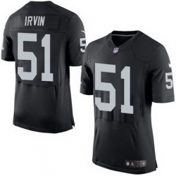 Nike Raiders #51 Bruce Irvin Black Team Color Mens Stitched NFL New Elite Jersey