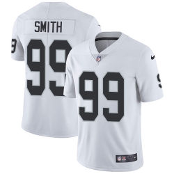 Nike Raiders #99 Aldon Smith White Mens Stitched NFL Vapor Untouchable Limited Jersey