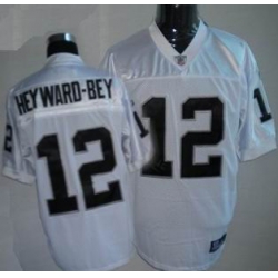 Oakland Raiders 12 Darrius HeywardBey Color White mitchellandness Jersey