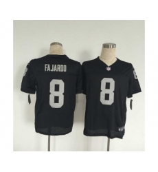 nike nfl jerseys oakland raiders 8 fajardo black[Elite][fajardo]