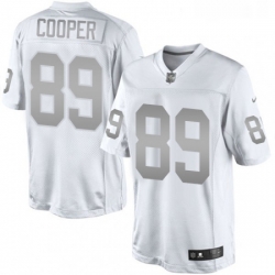 Womens Nike Oakland Raiders 89 Amari Cooper Limited White Platinum NFL Jersey