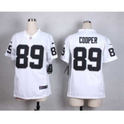 nike women nfl jerseys oakland raiders 89 cooper white[nike][cooper]