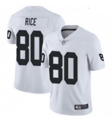 Youth Las Vegas Raiders 80 Jerry Rice White Limited Team Color Vapor Untouchable Jersey