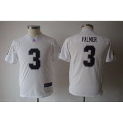 Youth NFL Nike Oakland Raiders 3# Carson Palmer White Jerseys