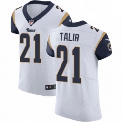 Men Nike Los Angeles Rams 21 Aqib Talib White Vapor Untouchable Elite Player NFL Jersey