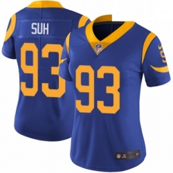 Men Nike Los Angeles Rams 93 Ndamukong Suh Gray Static Vapor Untouchable Limited NFL Jersey