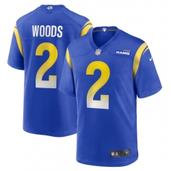 Nike Los Angeles Rams 2 Robert Woods Royal 2021 New Vapor Untouchable Limited Jersey