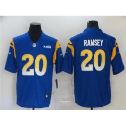 Nike Rams 20 Jalen Ramsey Royal 2020 New Vapor Untouchable Limited Jersey