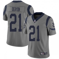 Nike Rams 21 Donte Deayon Gray Men Stitched NFL Limited Inverted Legend Jersey