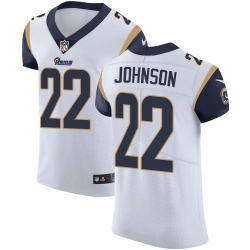 Nike Rams #22 Trumaine Johnson White Mens Stitched NFL Vapor Untouchable Elite Jersey