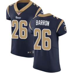 Nike Rams #26 Mark Barron Navy Blue Team Color Mens Stitched NFL Vapor Untouchable Elite Jersey