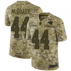 Nike Rams #44 Jacob McQuaide Camo Mens Stitched NFL Limited 2018 Salute To Service Jersey