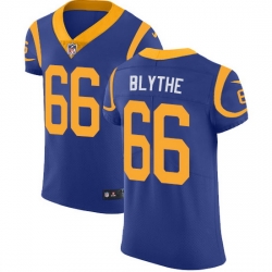 Nike Rams 66 Austin Blythe Royal Blue Alternate Men Stitched NFL New Elite Jersey