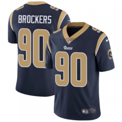 Nike Rams #90 Michael Brockers Navy Blue Team Color Mens Stitched NFL Vapor Untouchable Limited Jersey