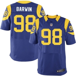 Nike Rams #98 Connor Barwin Royal Blue Alternate Mens Stitched NFL Elite Jersey