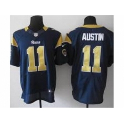 Nike St. Louis Rams 11 Tavon Austin Blue Elite NFL Jersey