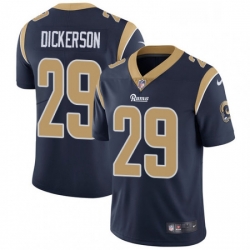 Youth Nike Los Angeles Rams 29 Eric Dickerson Navy Blue Team Color Vapor Untouchable Limited Player NFL Jersey