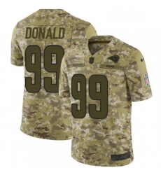 Youth Nike Los Angeles Rams 99 Aaron Donald Limited Camo 2018 Salute to Service NFL Jersey