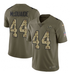 Youth Nike Rams #44 Jacob McQuaide Olive Camo Stitched NFL Limited 2017 Salute to Service Jersey