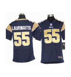 Youth Nike Youth St. Louis Rams #55 James Laurinaitis Blue jerseys