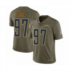 Men Los Angeles Chargers 97 Joey Bosa Limited Olive 2017 Salute to Service Football Jersey