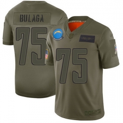 Nike Chargers 75 Bryan Bulaga Camo Men Stitched NFL Limited 2019 Salute To Service Jersey