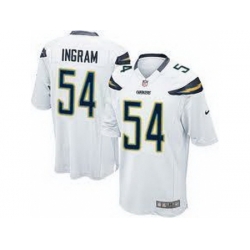 Nike San Diego Chargers 54 Melvin Ingram White Game NFL Jersey