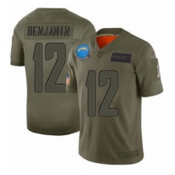 Womens Los Angeles Chargers 12 Travis Benjamin Limited Camo 2019 Salute to Service Football Jersey