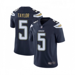 Youth Los Angeles Chargers 5 Tyrod Taylor Navy Blue Team Color Vapor Untouchable Limited Player Football Jersey