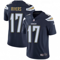 Youth Nike Los Angeles Chargers 17 Philip Rivers Navy Blue Team Color Vapor Untouchable Limited Player NFL Jersey