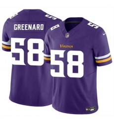 Men Minnesota Vikings 58 Jonathan Greenard Purple 2025 F U S E  Vapor Untouchable Limited Stitched Jersey Men Minnesota Vikings 58 Jonathan Greenard Purple 2025 F U S E  Vapor Untouchable Limited Stitched Jersey