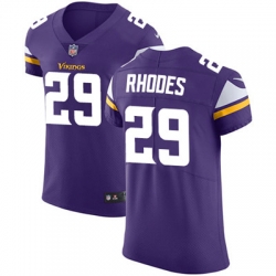 Men Nike Vikings #29 Xavier Rhodes Purple Team Color Stitched NFL Vapor Untouchable Elite Jersey