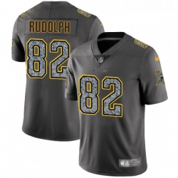 Mens Nike Minnesota Vikings 82 Kyle Rudolph Gray Static Vapor Untouchable Limited NFL Jersey