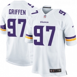 Mens Nike Minnesota Vikings 97 Everson Griffen Game White NFL Jersey