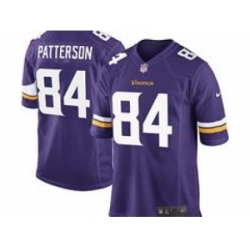 Nike Minnesota Vikings 84 Cordarrelle Patterson Purple Game NFL Jersey