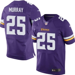 Nike Vikings #25 Latavius Murray Purple Team Color Men's Stitched NFL Elite Jersey