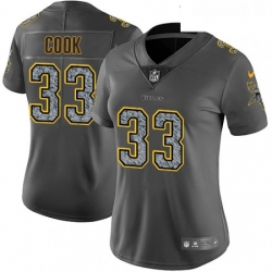 Womens Nike Minnesota Vikings 33 Dalvin Cook Gray Static Vapor Untouchable Limited NFL Jersey