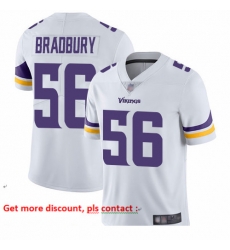 Vikings 56 Garrett Bradbury White Youth Stitched Football Vapor Untouchable Limited Jersey