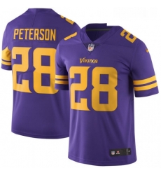 Youth Nike Minnesota Vikings 28 Adrian Peterson Limited Purple Rush Vapor Untouchable NFL Jersey