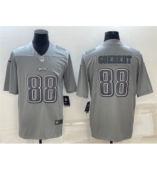 Men Philadelphia Eagles 88 Dallas Goedert Gray Atmosphere Fashion Stitched Jersey