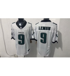 Men Philadelphia Eagles  9 Makai Lemon White 2026 F U S E  Draft Vapor Untouchable Limited Stitched Football Jersey