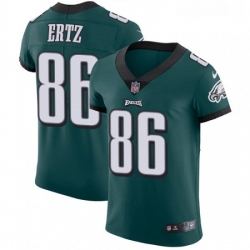 Mens Nike Philadelphia Eagles 86 Zach Ertz Midnight Green Team Color Vapor Untouchable Elite Player NFL Jersey